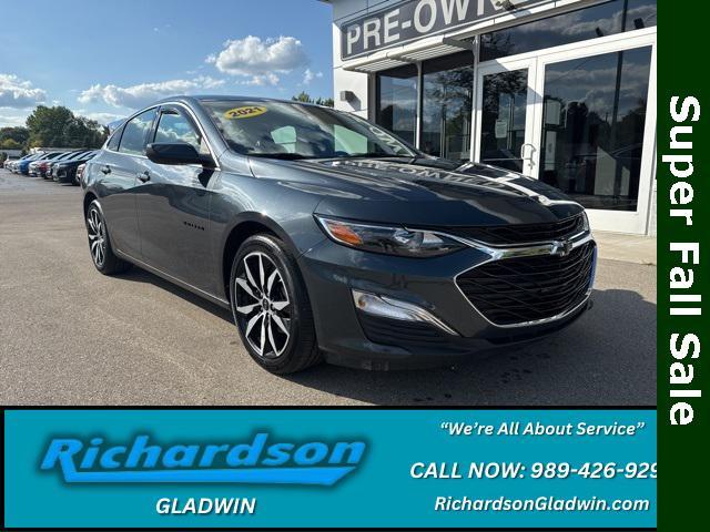 used 2021 Chevrolet Malibu car, priced at $15,349