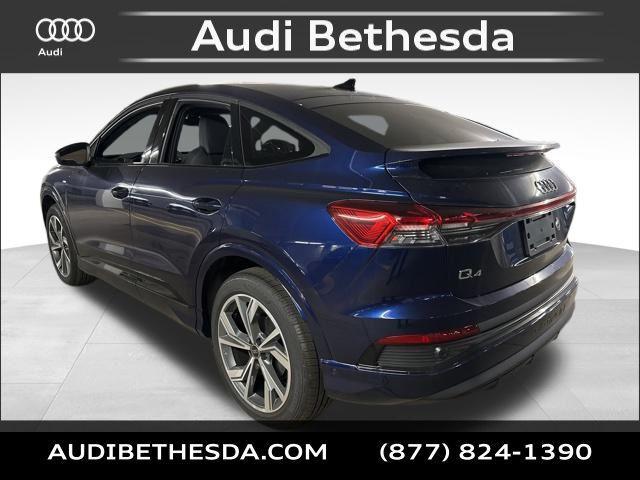 new 2024 Audi Q4 e-tron Sportback car, priced at $66,355