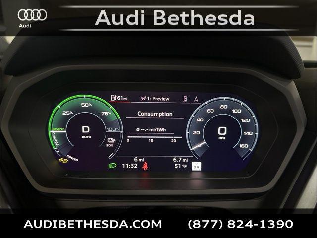 new 2025 Audi Q4 e-tron car, priced at $57,370