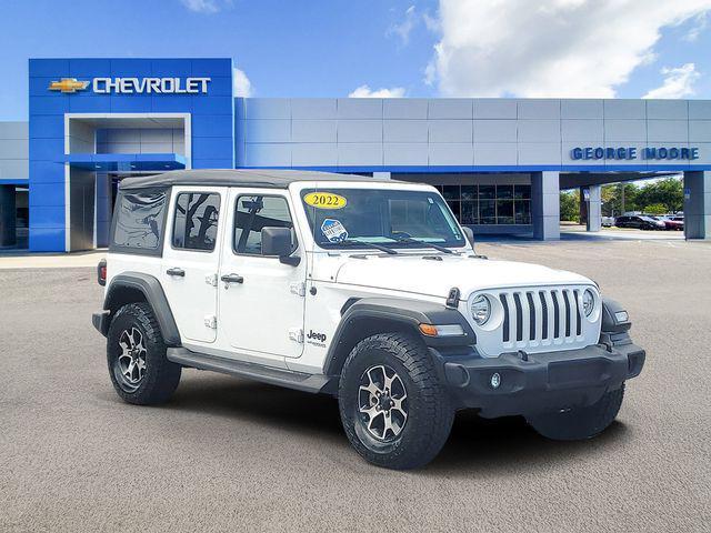 used 2022 Jeep Wrangler Unlimited car, priced at $30,153