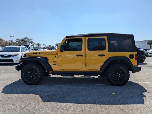 used 2021 Jeep Wrangler Unlimited car, priced at $27,394
