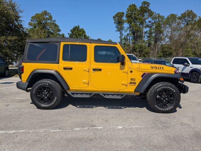 used 2021 Jeep Wrangler Unlimited car, priced at $24,936