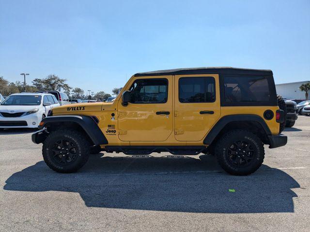 used 2021 Jeep Wrangler Unlimited car, priced at $24,936