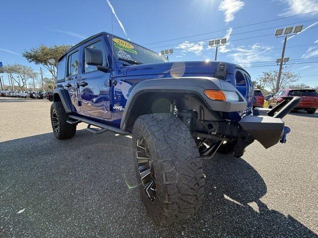 used 2018 Jeep Wrangler Unlimited car, priced at $28,953