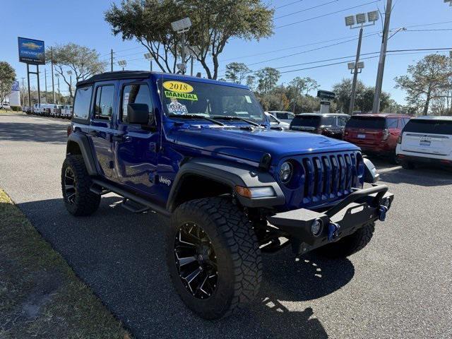 used 2018 Jeep Wrangler Unlimited car, priced at $28,953