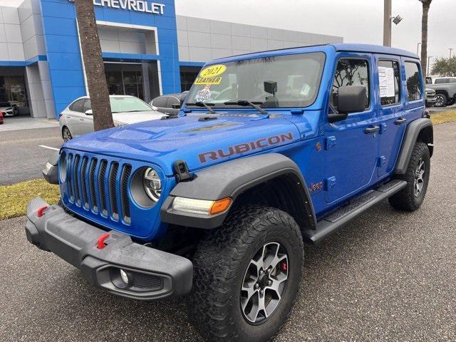 used 2021 Jeep Wrangler Unlimited car, priced at $37,754