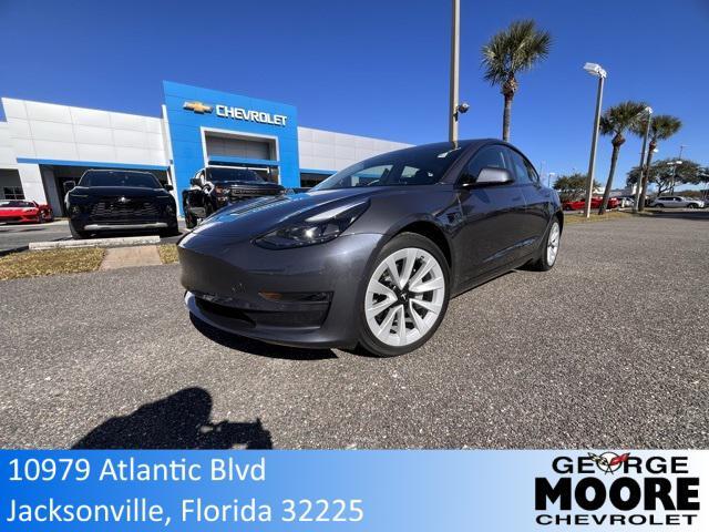 used 2022 Tesla Model 3 car, priced at $26,662