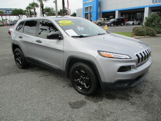 used 2017 Jeep Cherokee car, priced at $13,577