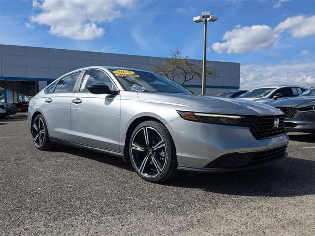 used 2023 Honda Accord Hybrid car, priced at $28,172