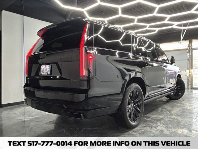 used 2023 Cadillac Escalade ESV car, priced at $107,900