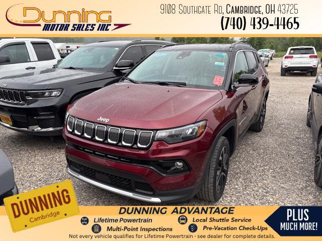 used 2022 Jeep Compass car, priced at $23,877