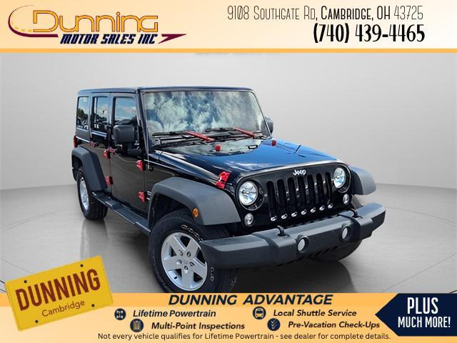 used 2017 Jeep Wrangler Unlimited car, priced at $24,839