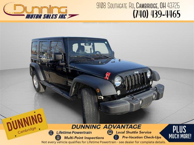 used 2017 Jeep Wrangler Unlimited car, priced at $21,966