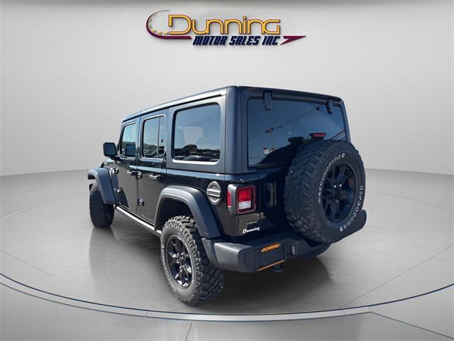 used 2022 Jeep Wrangler car, priced at $33,499