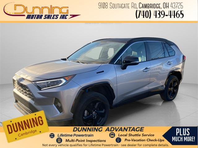 used 2021 Toyota RAV4 Hybrid car, priced at $28,577