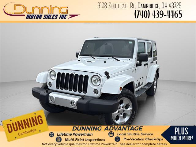 used 2014 Jeep Wrangler Unlimited car, priced at $14,624