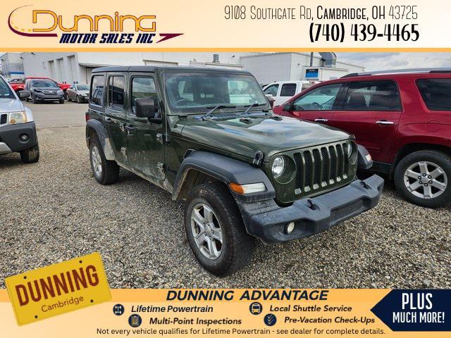 used 2021 Jeep Wrangler Unlimited car, priced at $22,577