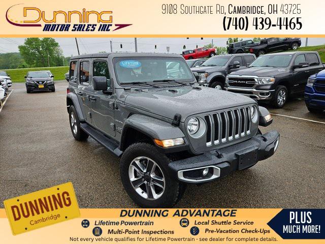 used 2021 Jeep Wrangler Unlimited car, priced at $35,453