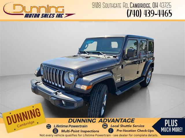 used 2021 Jeep Wrangler Unlimited car, priced at $31,443