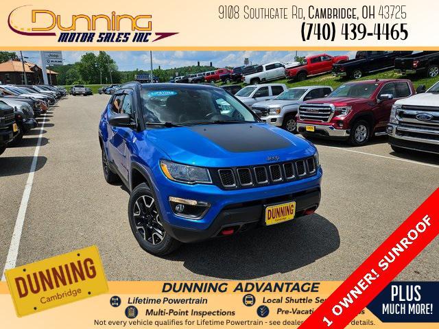 used 2021 Jeep Compass car, priced at $22,524