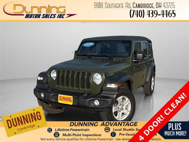 used 2022 Jeep Wrangler Unlimited car, priced at $25,977