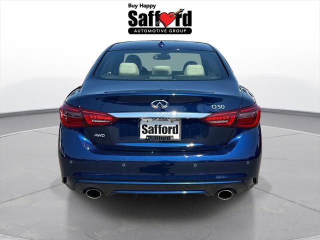 used 2022 INFINITI Q50 car, priced at $30,900