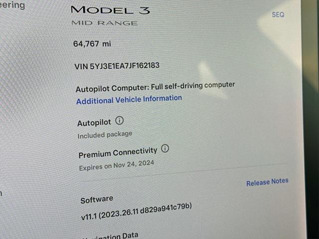 used 2018 Tesla Model 3 car, priced at $21,500