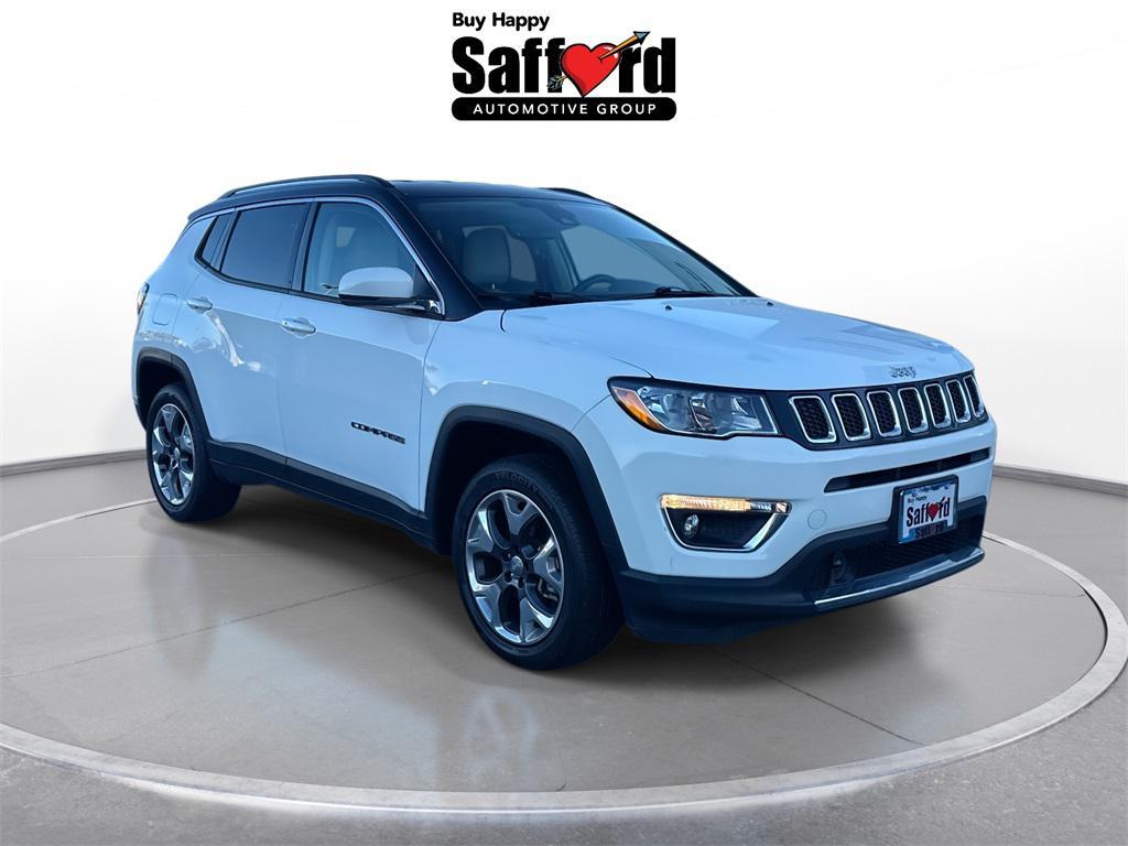 used 2021 Jeep Compass car, priced at $17,500