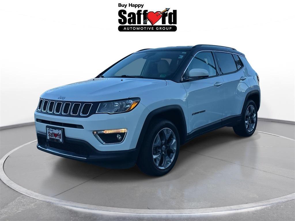 used 2021 Jeep Compass car, priced at $17,500