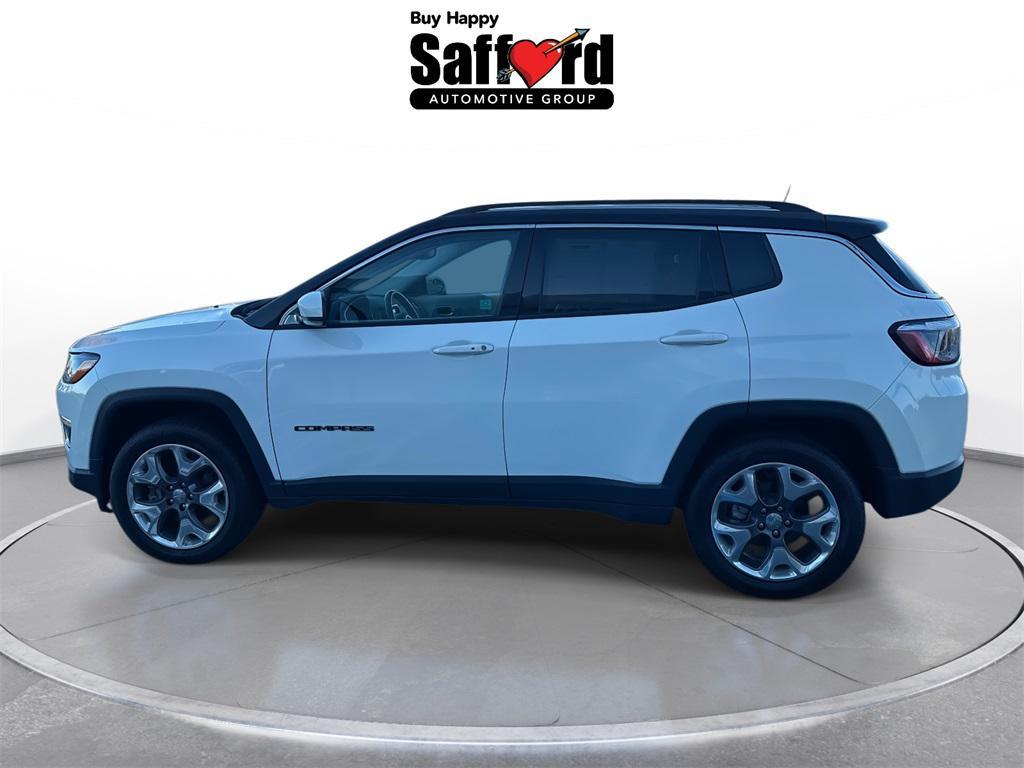 used 2021 Jeep Compass car, priced at $17,500