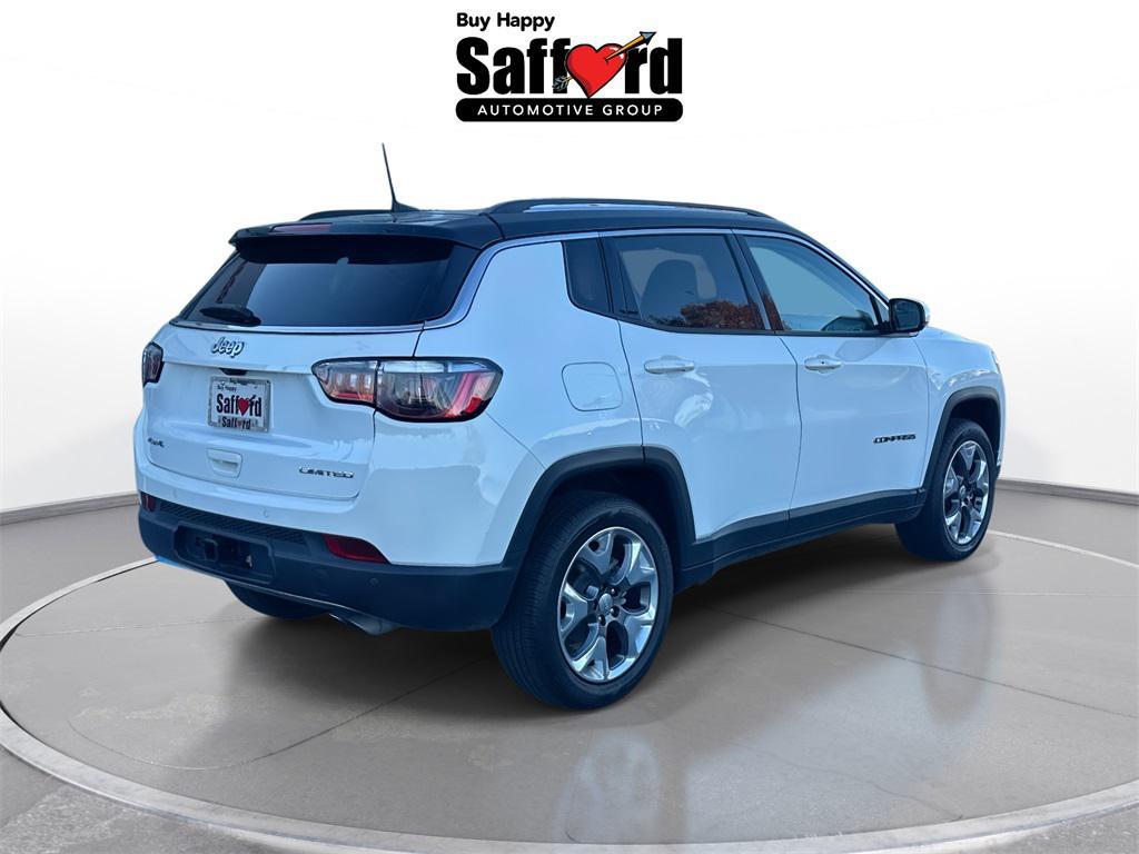 used 2021 Jeep Compass car, priced at $17,500