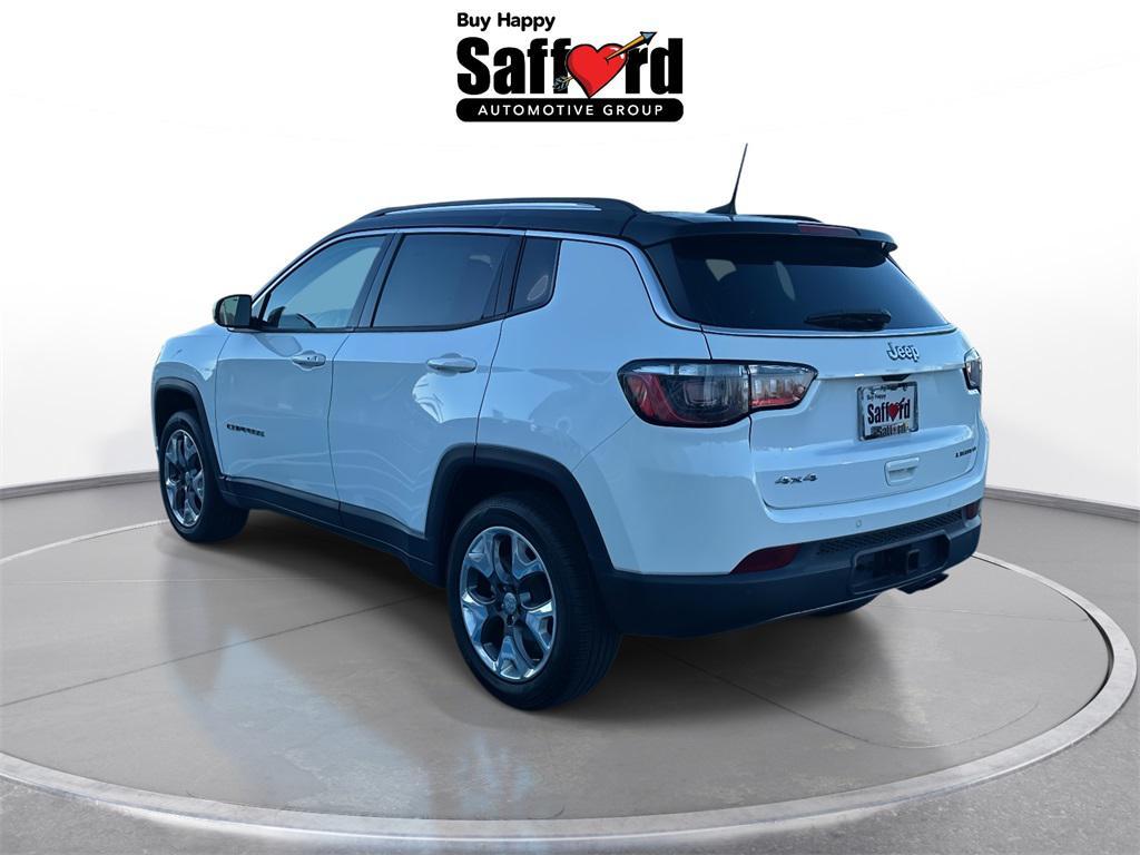 used 2021 Jeep Compass car, priced at $17,500