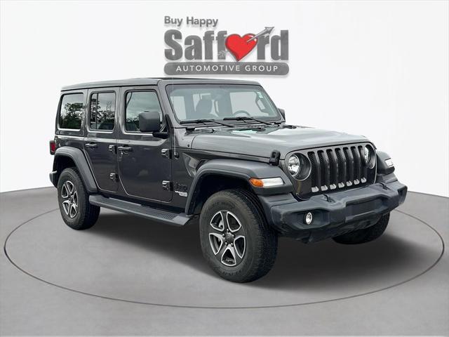 used 2021 Jeep Wrangler Unlimited car, priced at $33,200