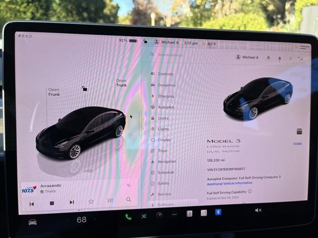 used 2022 Tesla Model 3 car, priced at $17,995