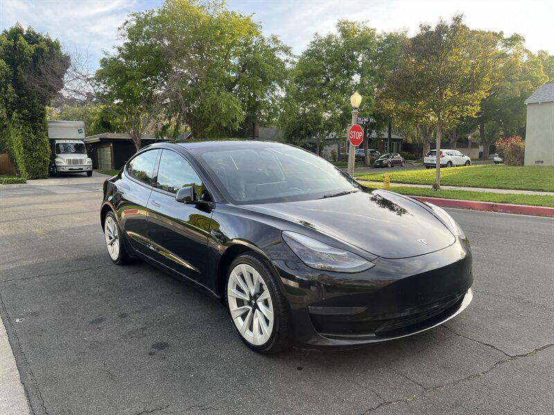 used 2022 Tesla Model 3 car, priced at $17,995