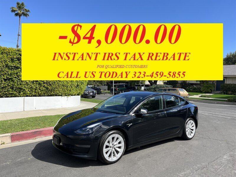 used 2022 Tesla Model 3 car, priced at $17,995