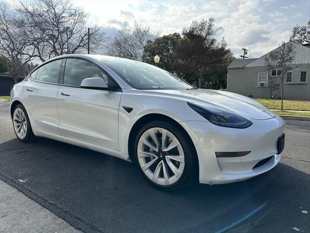 used 2022 Tesla Model 3 car, priced at $15,995