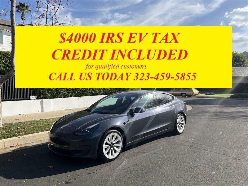 used 2022 Tesla Model 3 car, priced at $13,995