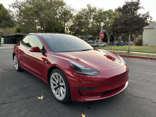 used 2022 Tesla Model 3 car, priced at $15,995