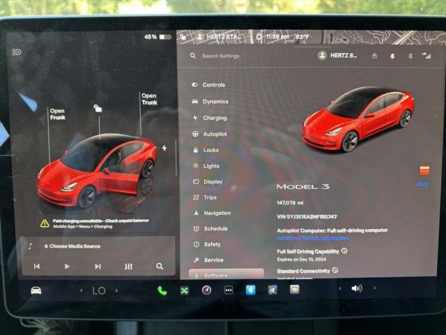 used 2022 Tesla Model 3 car, priced at $14,995