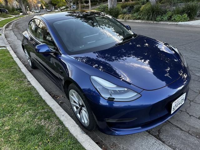 used 2022 Tesla Model 3 car, priced at $19,995