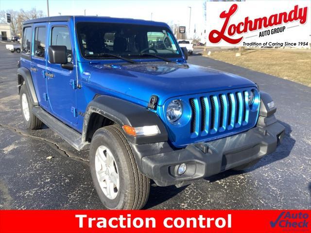 used 2022 Jeep Wrangler Unlimited car, priced at $36,599