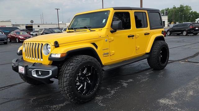 used 2020 Jeep Wrangler Unlimited car, priced at $39,105