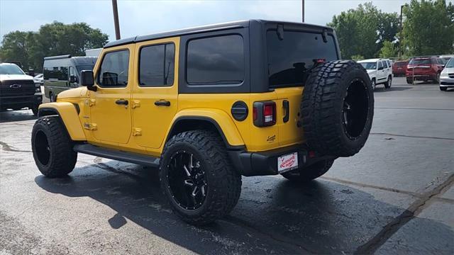 used 2020 Jeep Wrangler Unlimited car, priced at $39,105