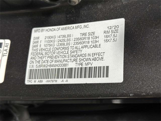 used 2021 Honda CR-V car, priced at $27,259