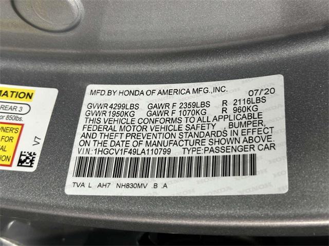 used 2020 Honda Accord car, priced at $23,289