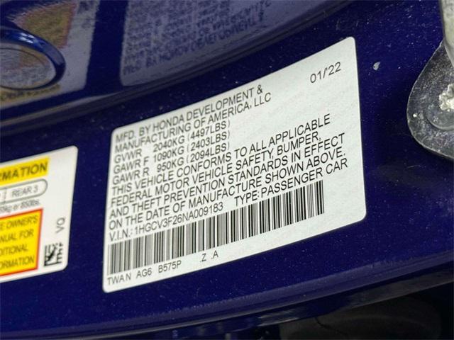 used 2022 Honda Accord Hybrid car, priced at $25,447