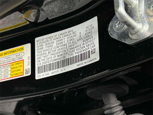 used 2022 Honda Civic car, priced at $20,673
