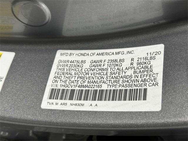 used 2021 Honda Accord car, priced at $24,987