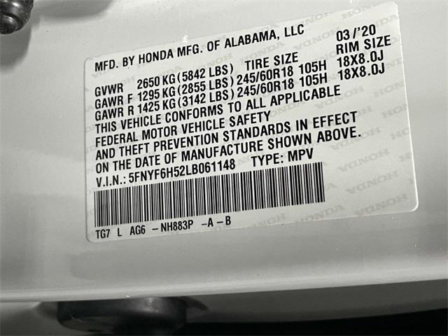 used 2020 Honda Pilot car, priced at $27,233